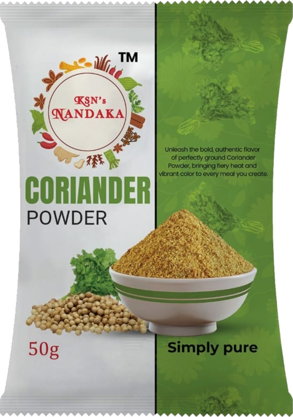 KSN's NANDAKA Coriander powder pack