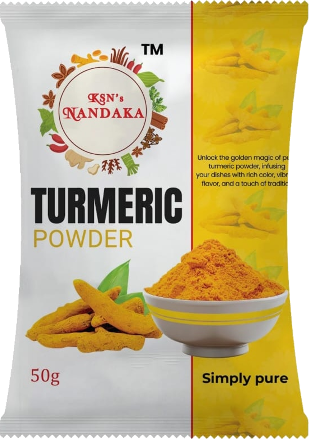 KSN's NANDAKA Turmeric powder pack